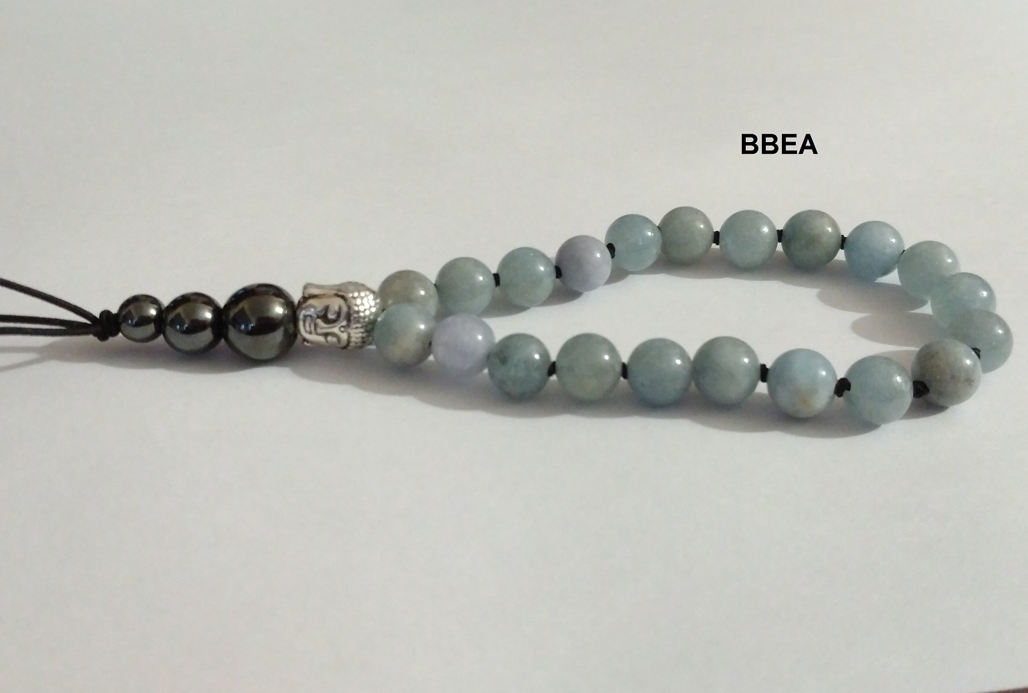 Bracelet tibetain aigue marine