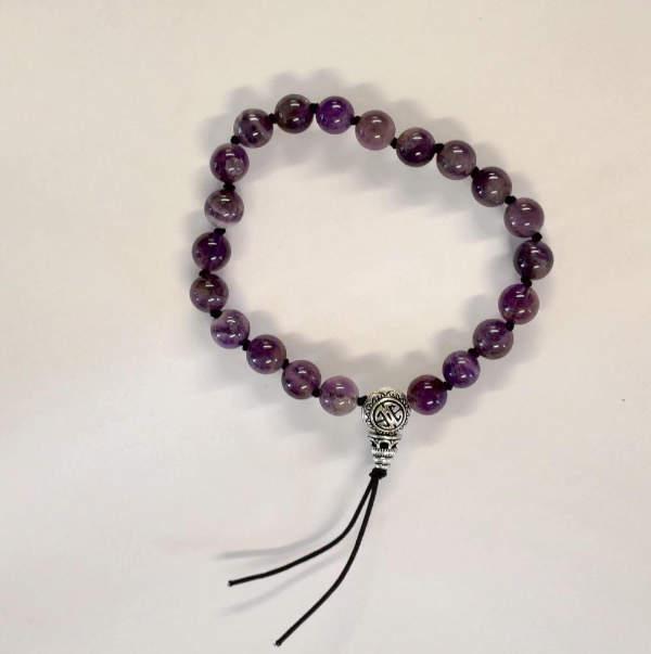 Bracelet tibetain amethyste 3