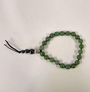 Bracelet tibetain aventurine verte 2 