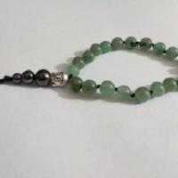 Bracelet tibetain aventurine verte 2