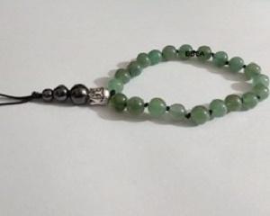 Bracelet tibetain aventurine verte 2