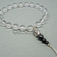 Bracelet tibetain cristal de roche 3638