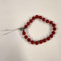 Bracelet tibetain jaspe rouge 2 