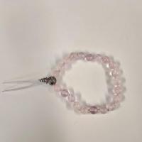 Bracelet tibetain quartz rose 2 