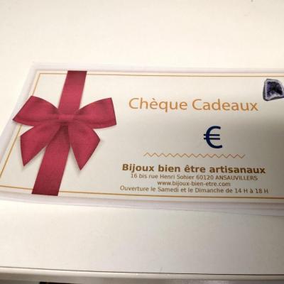 Cheque cadeau 1