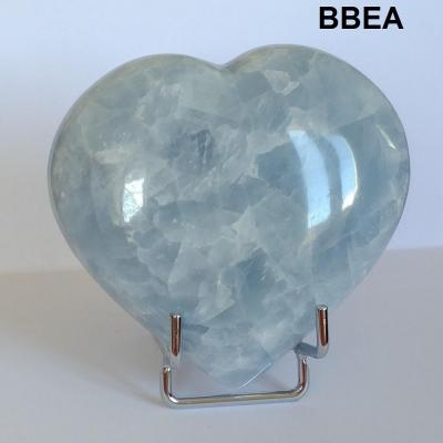 Coeur calcite bleue