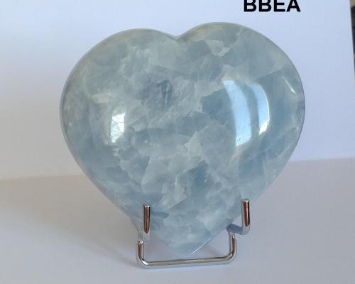 Coeur calcite bleue
