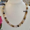 Collier agate de botswana 2 