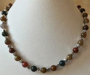 Collier agate indienne 2 1
