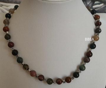 Collier agate indienne 3 
