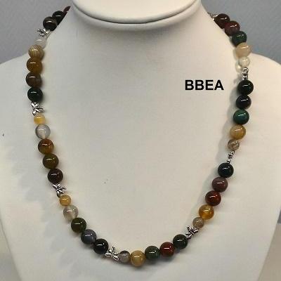 Collier agate indienne 4 