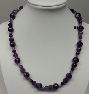 Collier amethyste 24