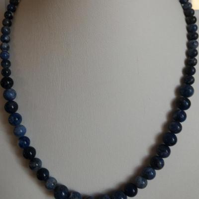 Collier aventurine bleue 5 