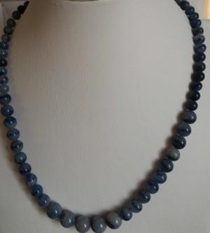 Collier aventurine bleue 6 1