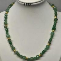 Collier aventurine verte 11 