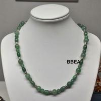 Collier aventurine verte 12 