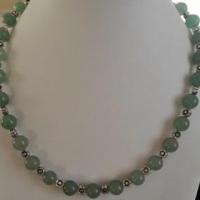 Collier aventurine verte 3 3