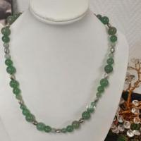 Collier aventurine verte 6 