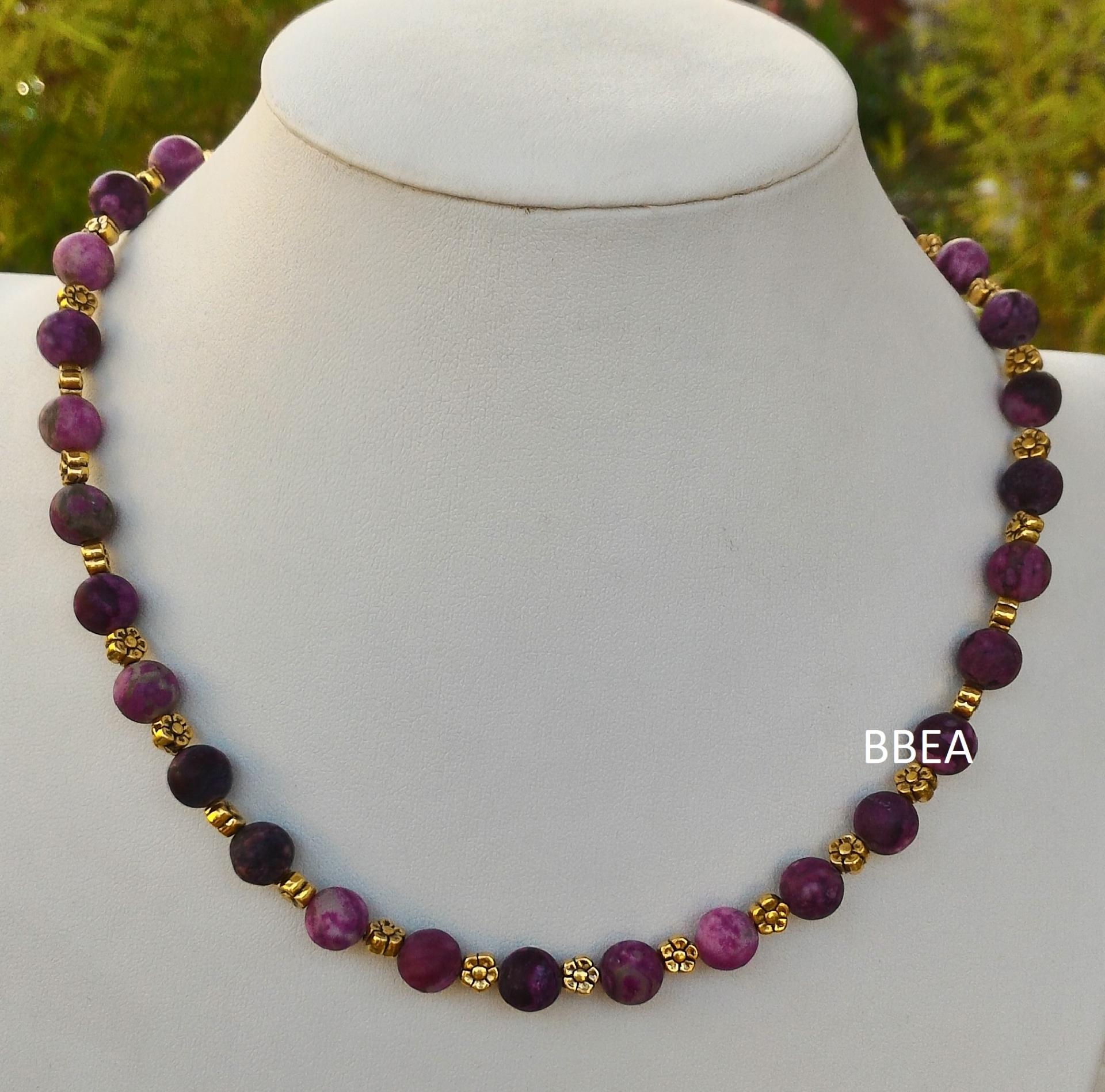 Collier charoite 2
