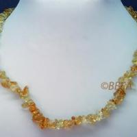 Collier citrine chips 2 1