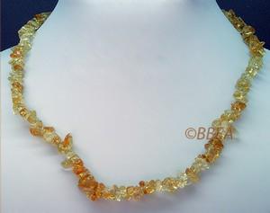 Collier citrine chips 2 1