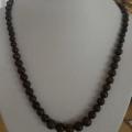 Collier en bronzite 2 1