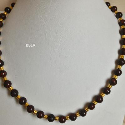 Collier jaspe brechia 1 