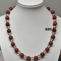 Collier jaspe rouge 1
