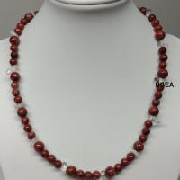 Collier jaspe rouge 2 1