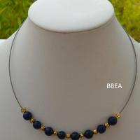 Collier lapis lazuli 5 