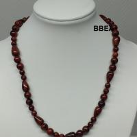 Collier obsidienne acajou 2