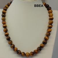 Collier oeil de tigre 14mm