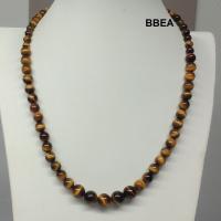 Collier oeil de tigre perles progressives 6 a 10mm 3 