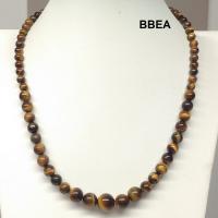 Collier oeil de tigre perles progressives 6 a 12mm 7 