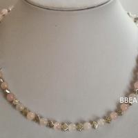 Collier quartz rose 2 1