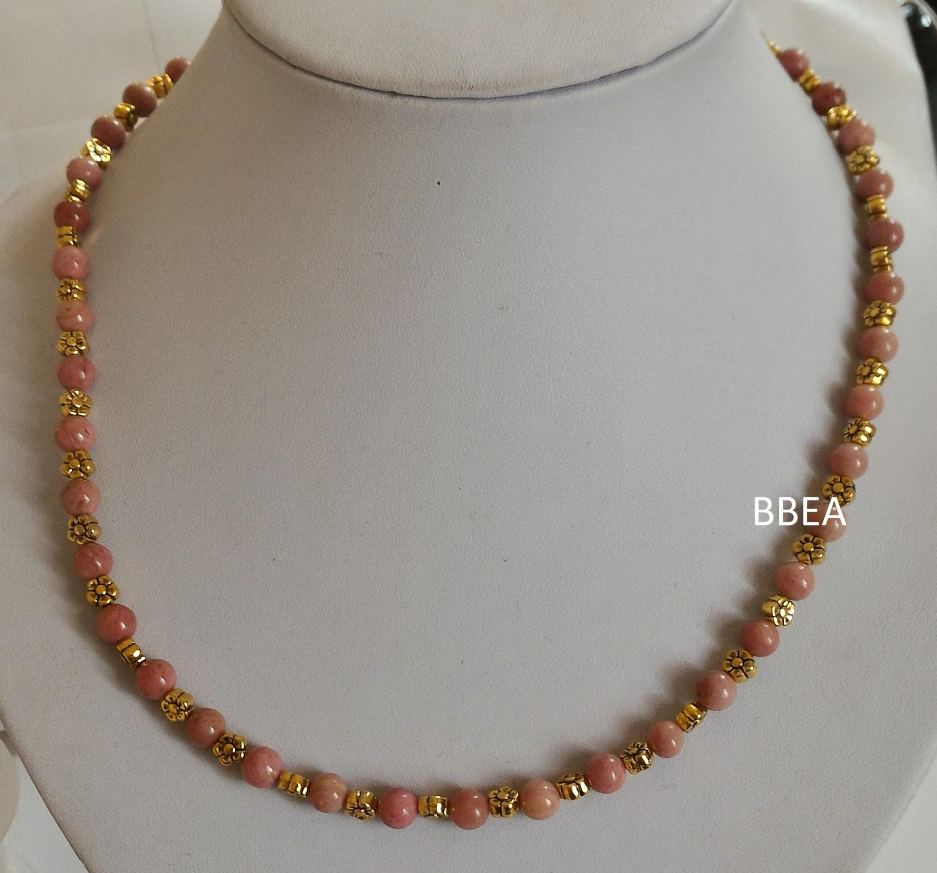 Collier rhodocrosite 1