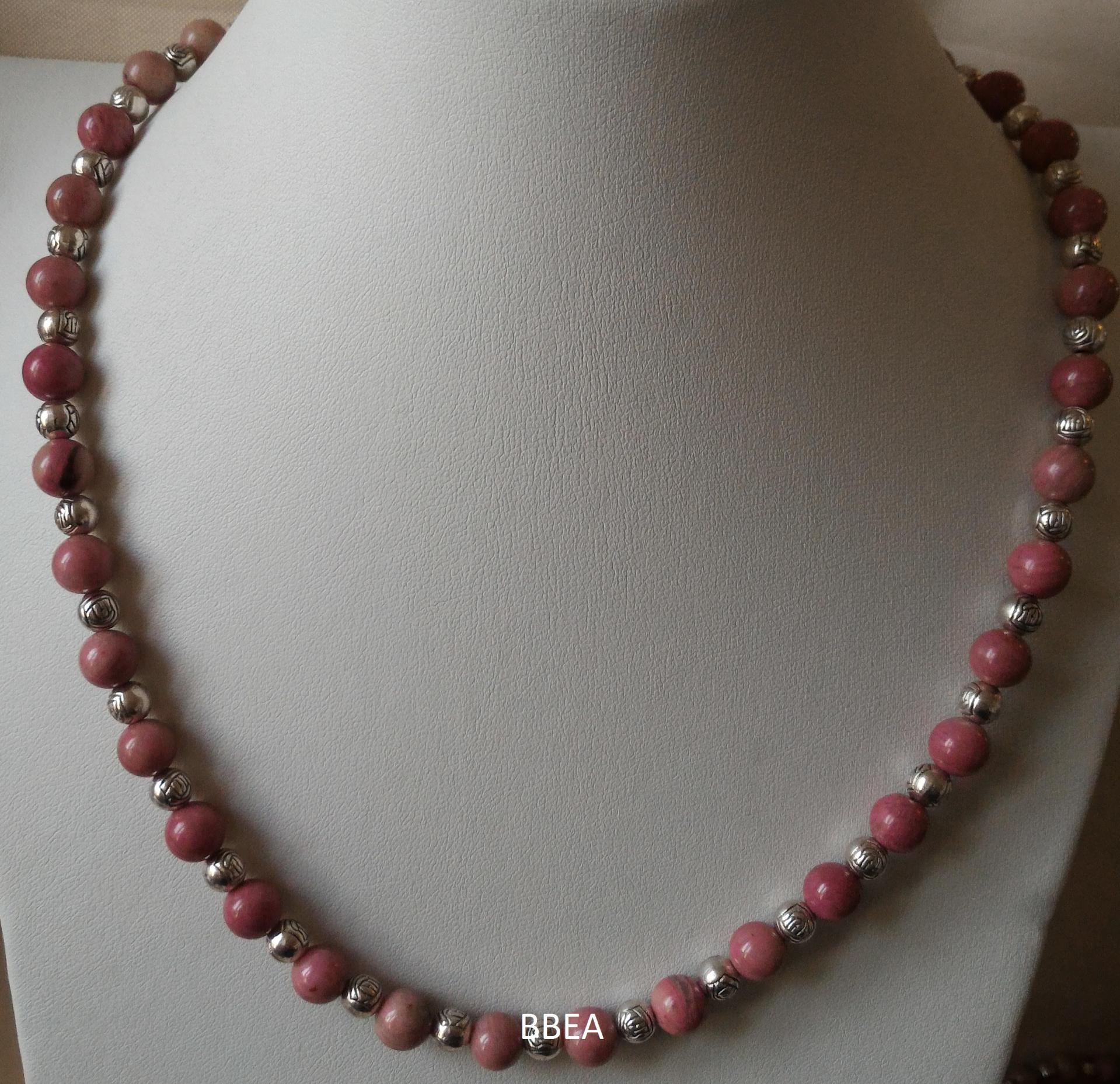 Collier rhodocrosite 2 1