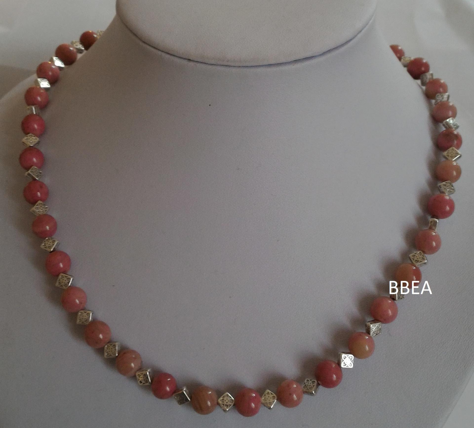 Collier rhodocrosite 3