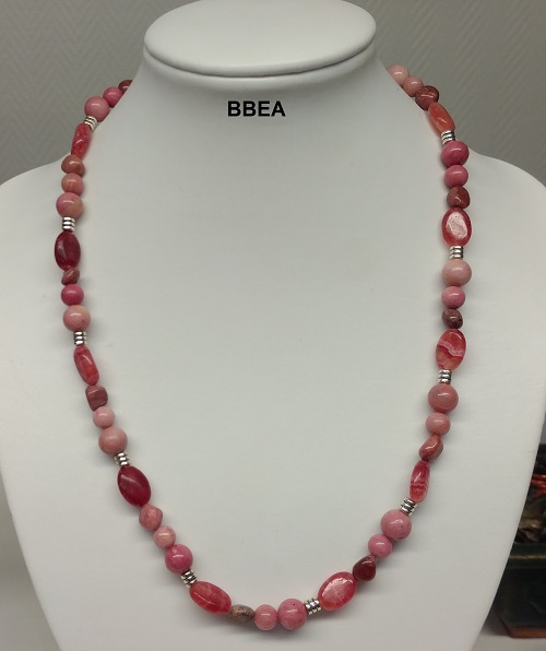 Collier rhodocrosite 3