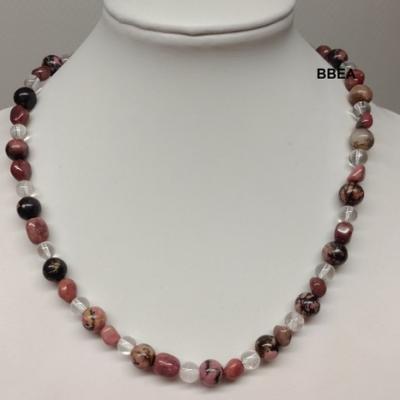 Collier rhodonite