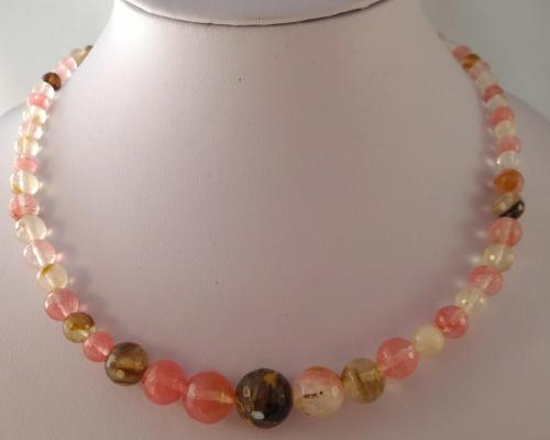 Collier tourmaline melon d eau 2 