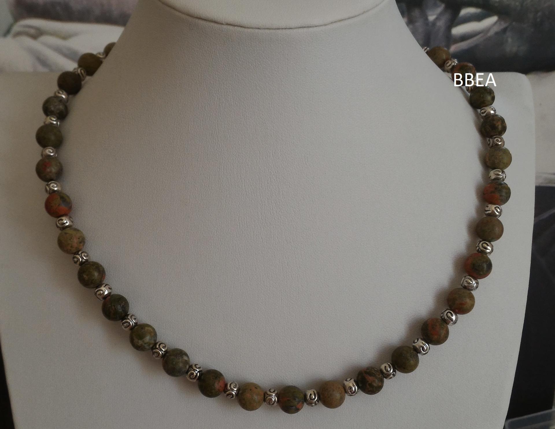 Collier unakite 2