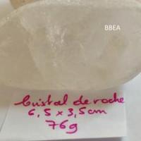 Cristal de roche 76g 6 5x3 5cm 2 1