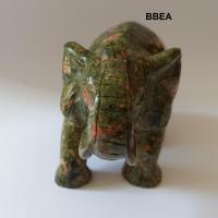 Elephant en unakite 1 