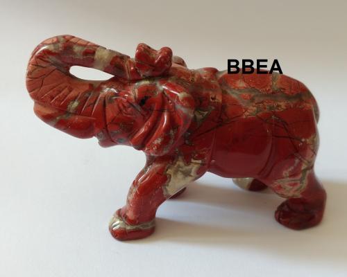 Elephant jaspe rouge 1 2