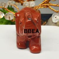 Elephant jaspe rouge 1