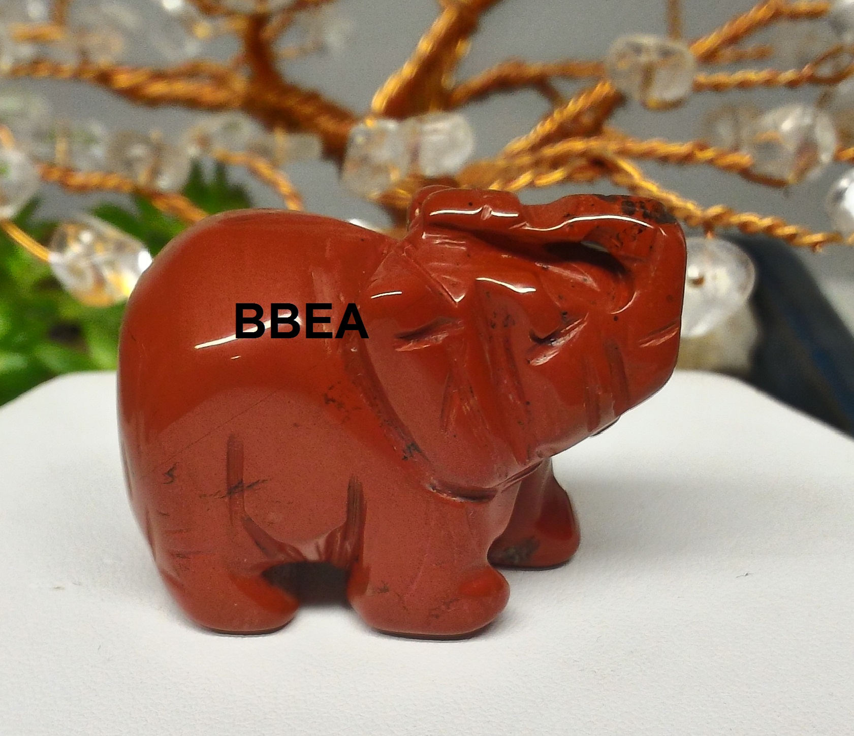 Elephant jaspe rouge 2 
