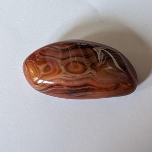 Galet agate rubanee 1