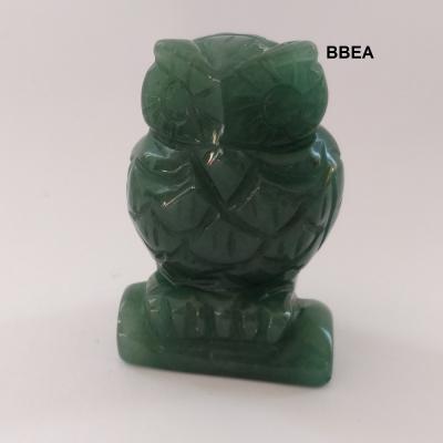 Hibou aventurine verte 1 