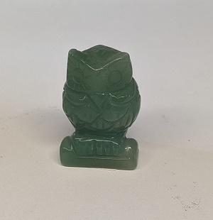 Hibou aventurine verte 2 1